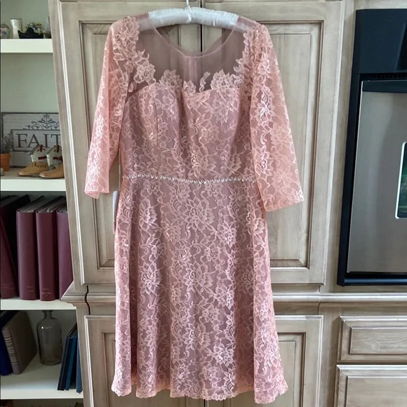 JJs House | Dresses | Jjs House Pink Lace Long Sleeve Dress | Poshmark JJs House | Dresses | Jjs House Pink Lace Long Sleeve Dress | Poshmark